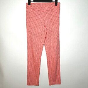 Share Margaret M Stretch Slimming Pants, Geometric Embroidered Print, Size M